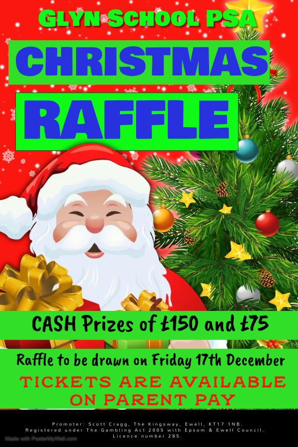 Christmas Raffle Poster 2021