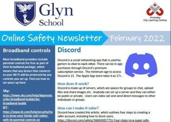 Online Safety Newsletter February 2022