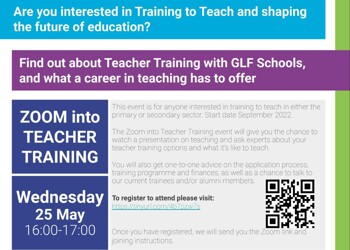 Teacher Training Event - Wednesday 25 May 2022