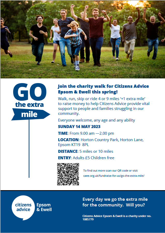 'Go the extra mile' charity walk