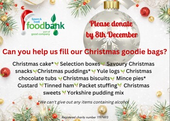 Community Fundraising for Epsom Foodbank and Pantry