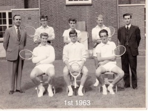 Glyn Tennis Team 1963