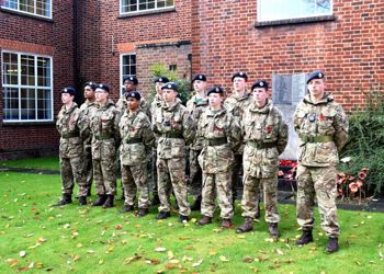 CCF at Ewell Remembrance Service