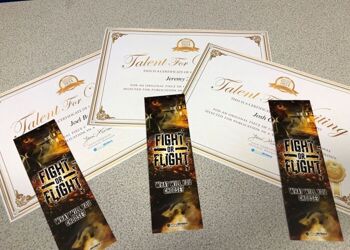 Young Writers' Success! Fight or Flight